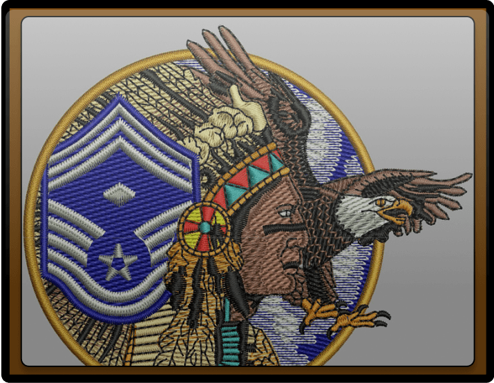Embroidery digitizing sample by Prime Graphics